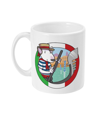 Bull Terrier Gondolier Tea Cup