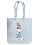Bull Terrier Fruit Hat EarthAware Organic Spring Tote Bag