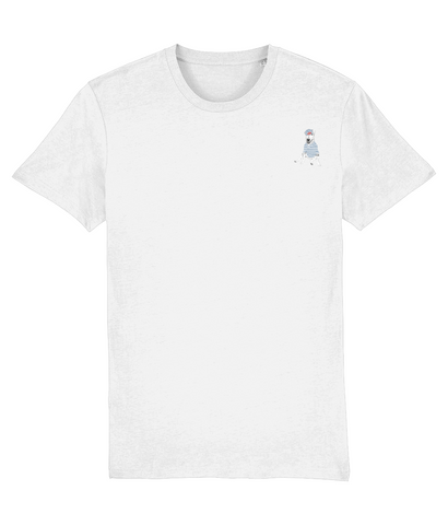 Bull Terrier Sailor Small Logo Men's T-Shirt