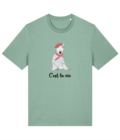 C'est la vie Bull Terrier T-shirt