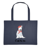 C'est la vie Bull Terrier Shopping Tote Bag