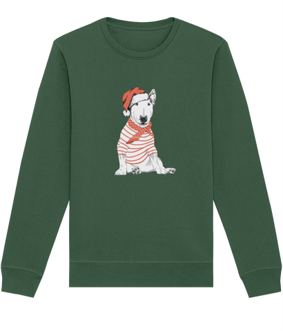 Bull Terrier Christmas Women's Roller Sweater