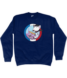 Kids Bull Terrier French Cyclist Sweater