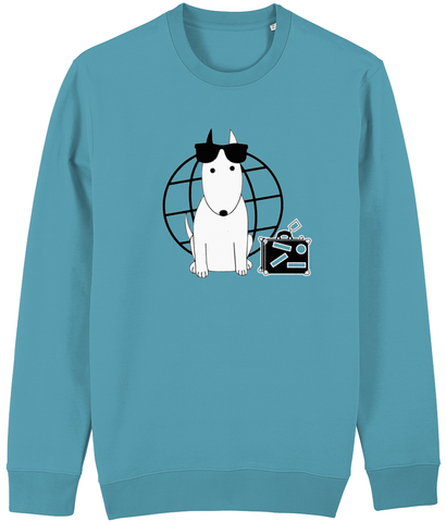 Bull Terrier Summer Tourist Big Design Changer Sweater