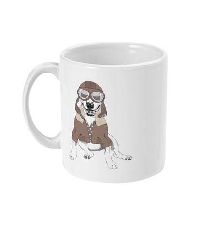 Bull Terrier Aviator Tea Cup