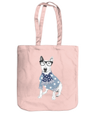 Bull terrier Disco Dog EarthAware Organic Spring Tote Bag
