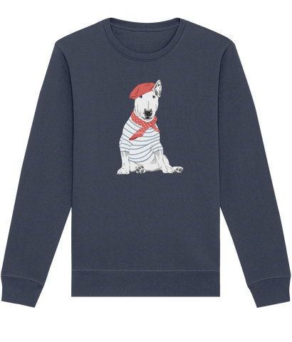 Women's Bull Terrier French Artist Sweater
