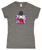Bull Terrier Royal Guard Women's Fitted Ringspun T-Shirt