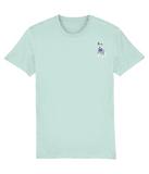 Bull Terrier Disco Dog Small Logo Men's T-Shirt