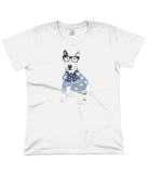Bull Terrier Disco Dog Women's Classic T-Shirt