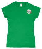 Bull Terrier Gondolier Women's Fitted Ringspun Small Logo T-Shirt